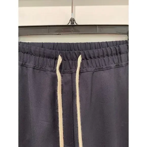 Nili Lotan Aida Wool-Blend Twill Pants in Blue - Picture 8 of 14